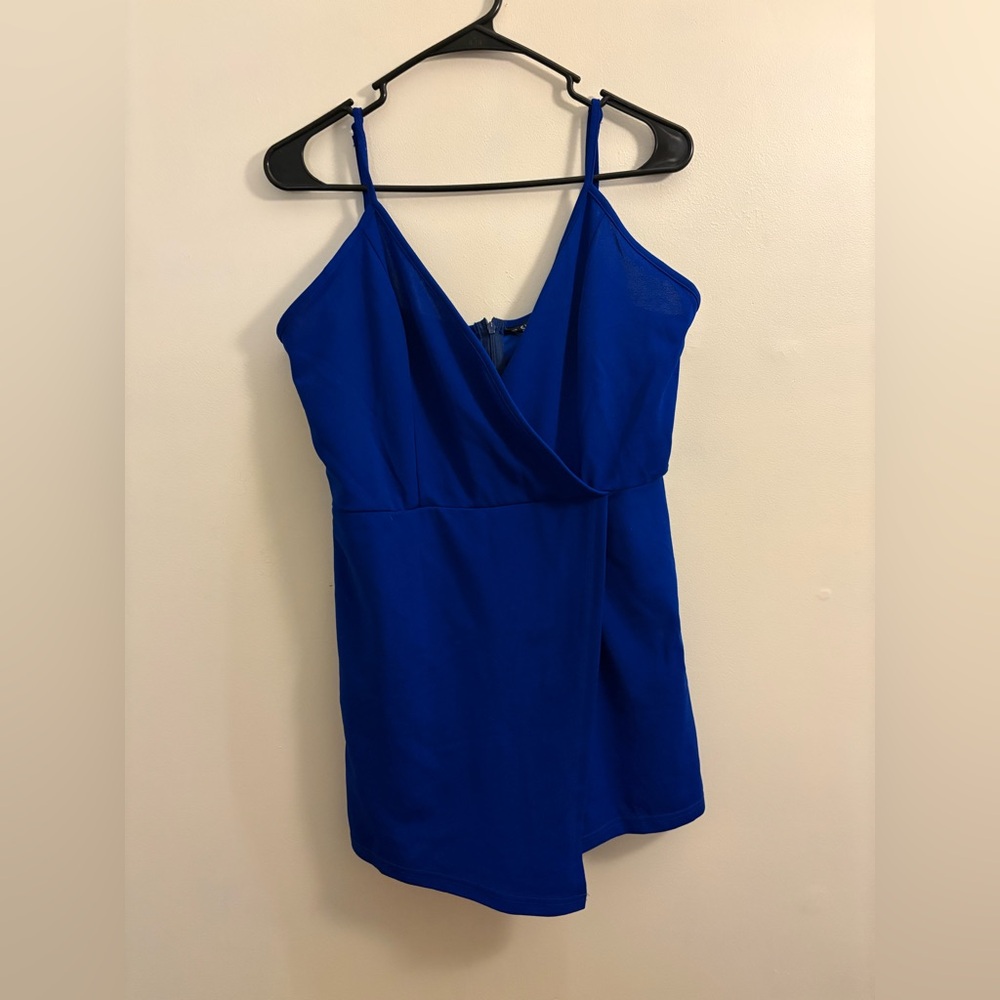 Royal blue romper